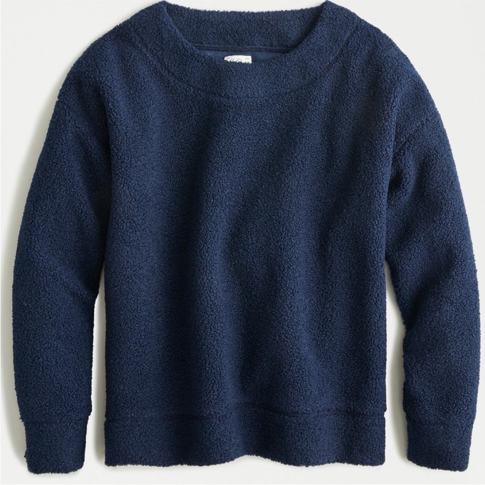 J. Crew Vintage Fleece Teddy Sherpa Pullover XXL